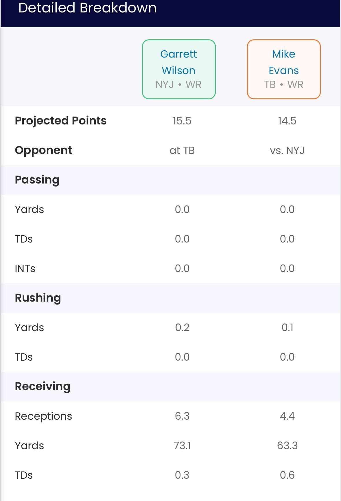 Garrett Wilson or Mike Evans fantasy outlook for Week 3