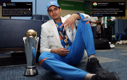 "Here's to another year of smashing it around the park" - Cricket fraternity extends birthday wishes as Shubman Gill turns 26