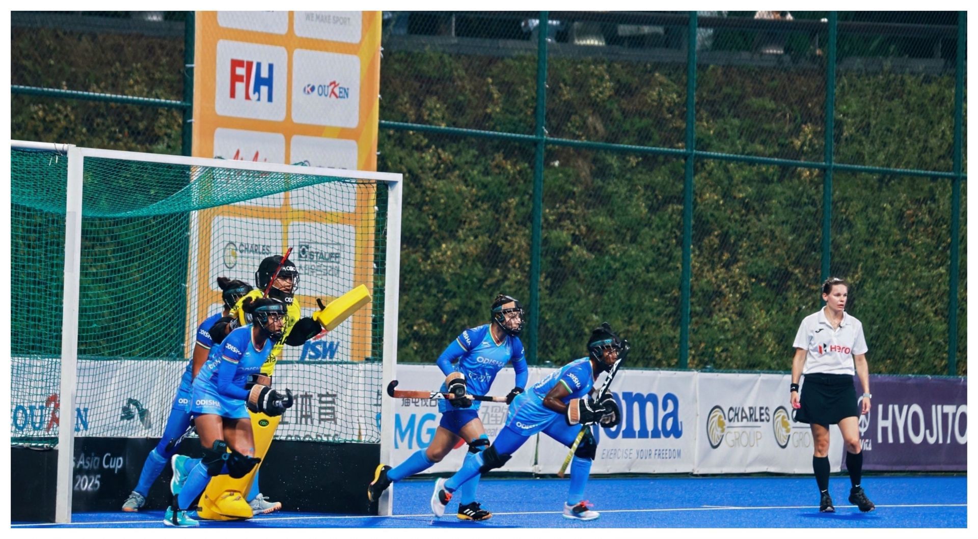 India play Japan for a place in the final of the women