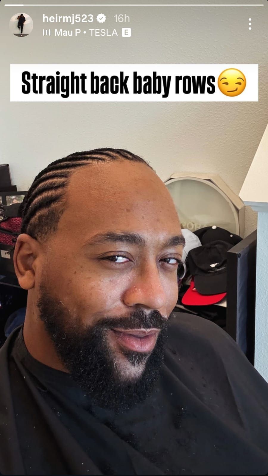 Marcus Jordan&rsquo;s Instagram story