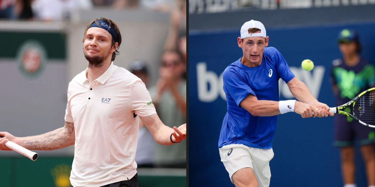 Alexander Bublik and Valentin Royer will be in action on Day 8 of the Hangzhou Open 2025. (Photos: Getty)