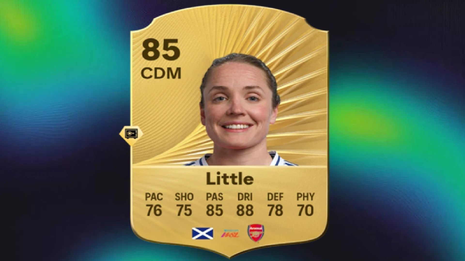 Kim Little can help you beat the tireless pressing from opponents (Image via EA Sports)
