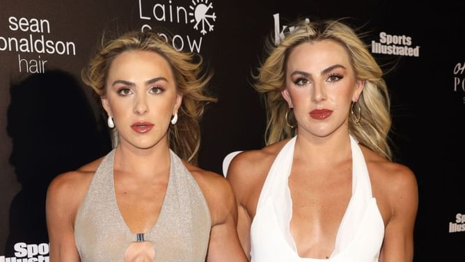 Cowboys TE Jake Ferguson's fiancée Haley Cavinder & twin Hanna channel vintage vibes in latest Polaroid-inspired photoshoot