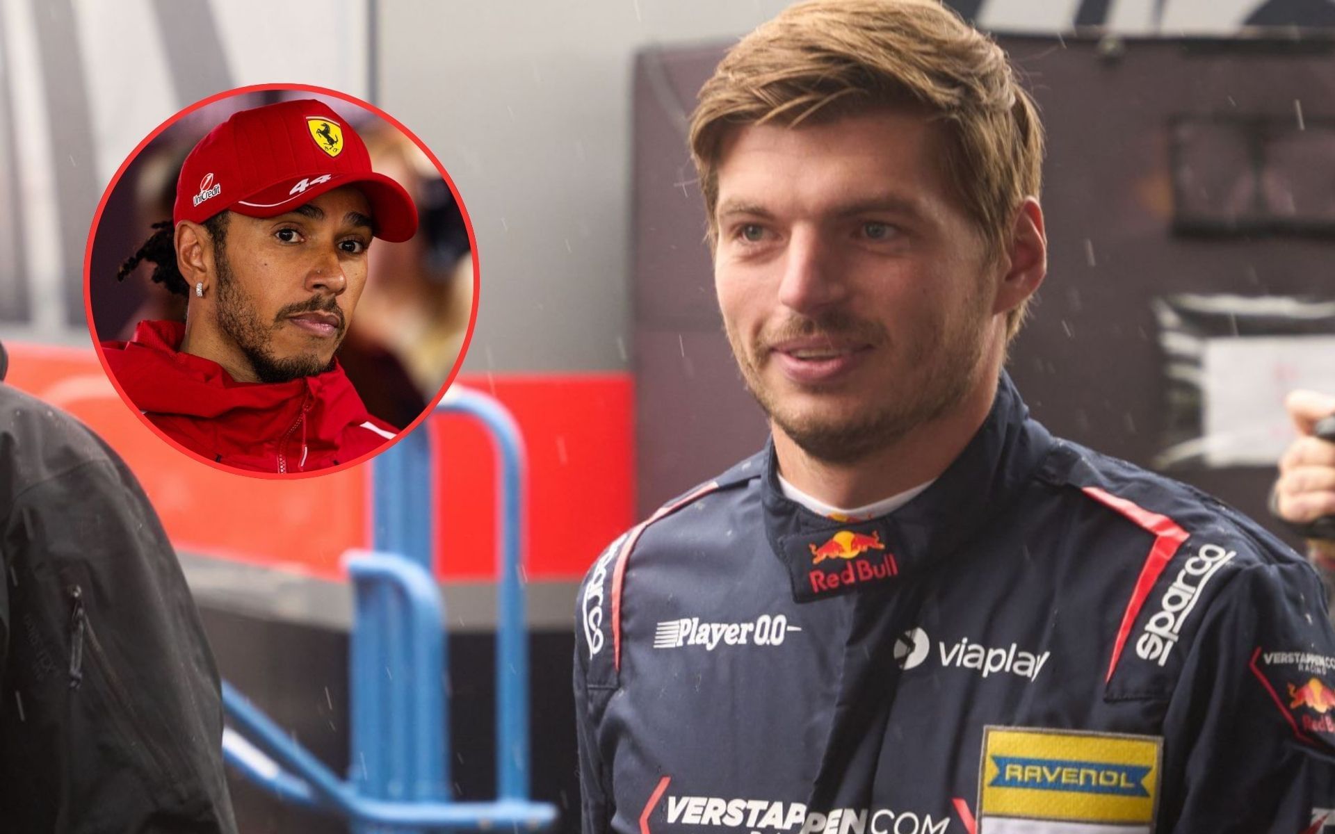 Lewis Hamilton and Max Verstappen