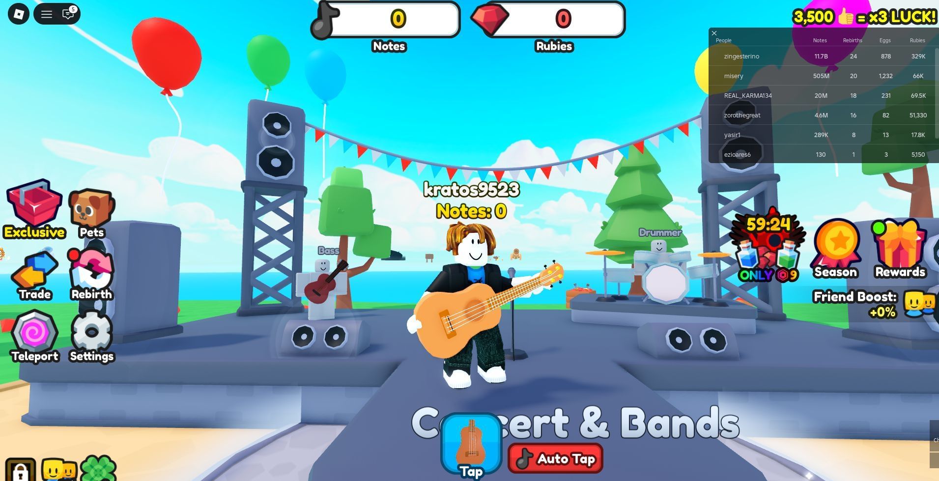 Free items in-game (Image via Roblox)