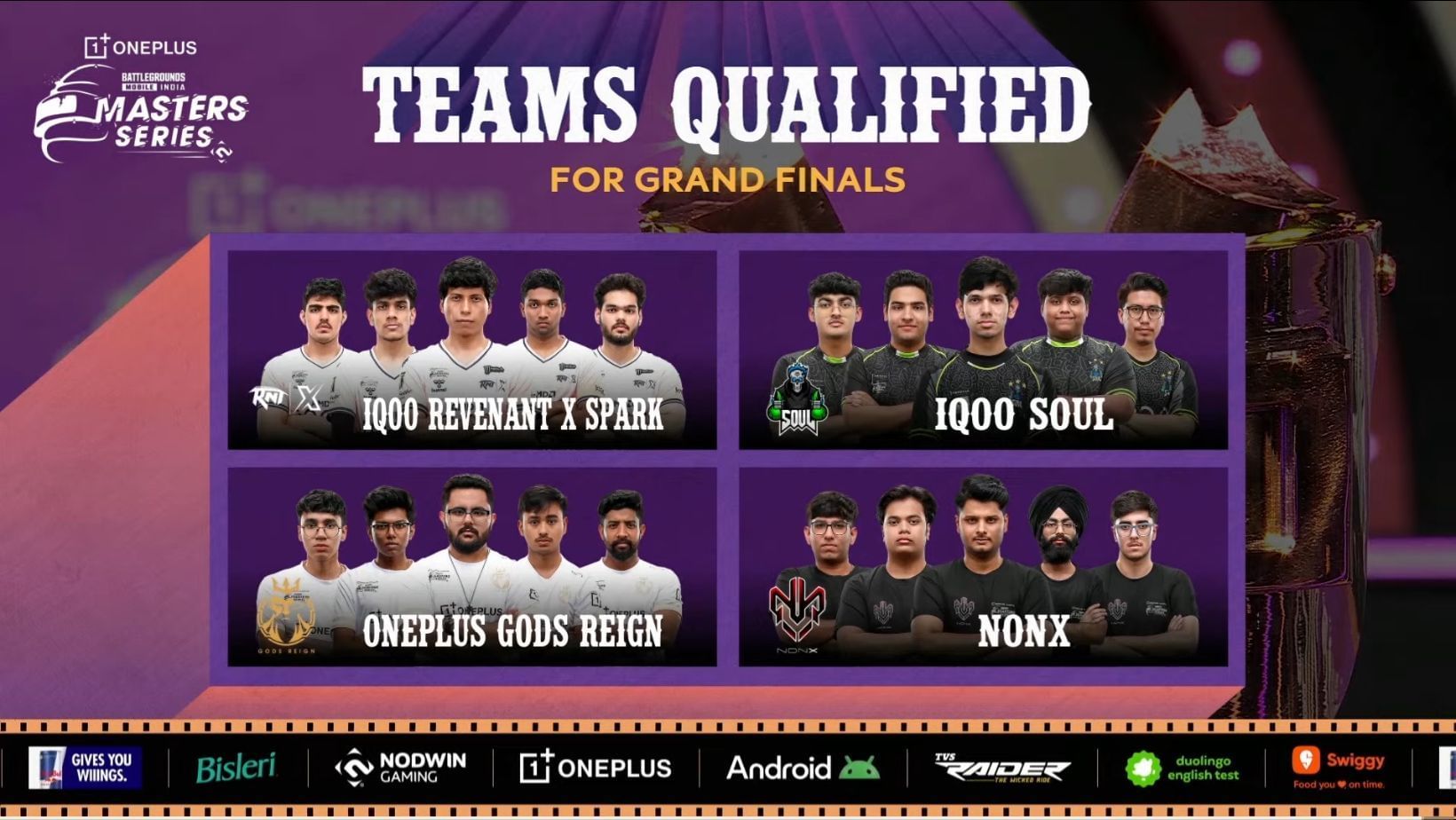 Four teams from League Stage qualify for BGMS 2025 Grand Finals (Image via YouTube/Nodwin Gaming)
