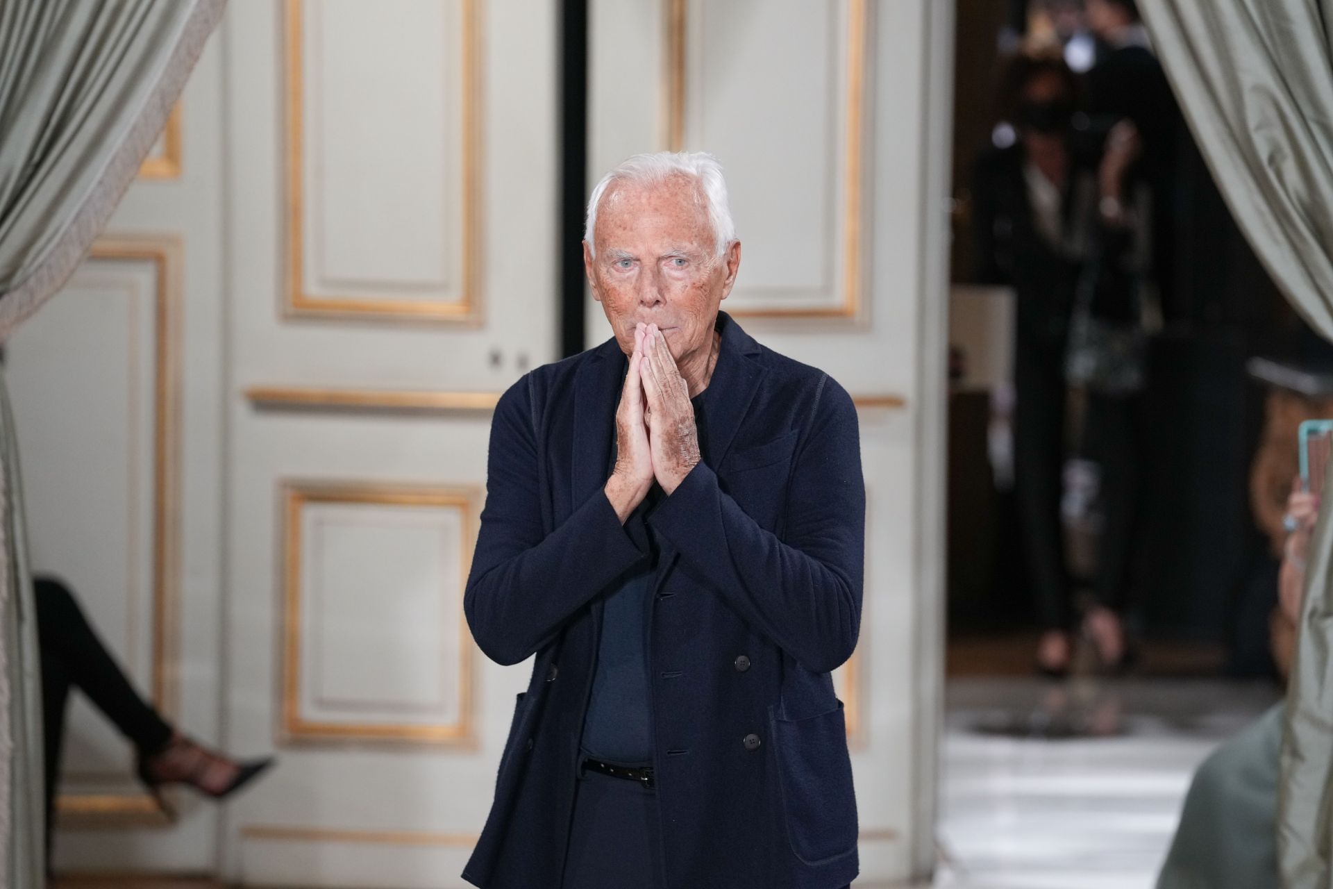 Armani Prive at the Paris Fashion Week Fall/Winter 2021/2022 (Image via Peter White/Getty Images)
