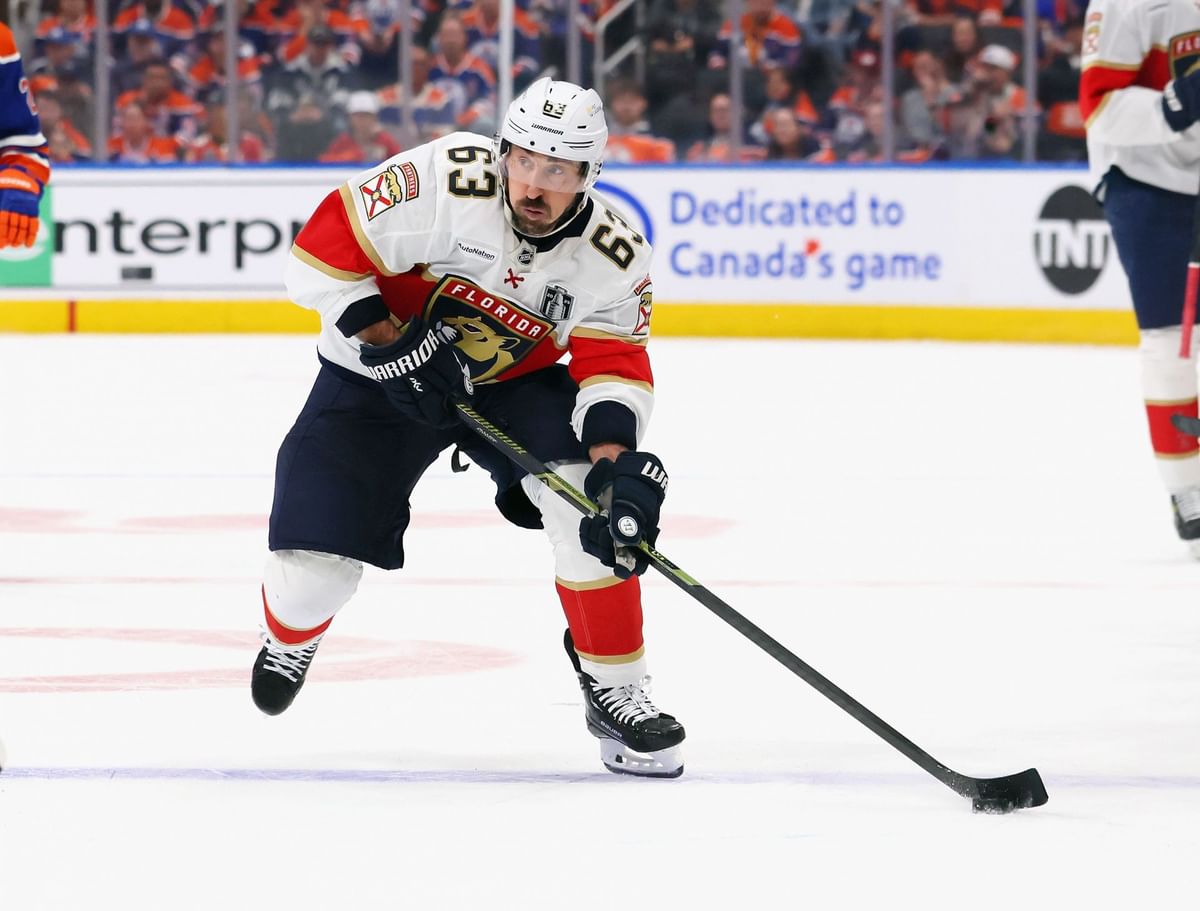 Brad Marchand reacts to Lane Hutson’s dad hinting at his son representing Canada at Olympics after Team USA snub
