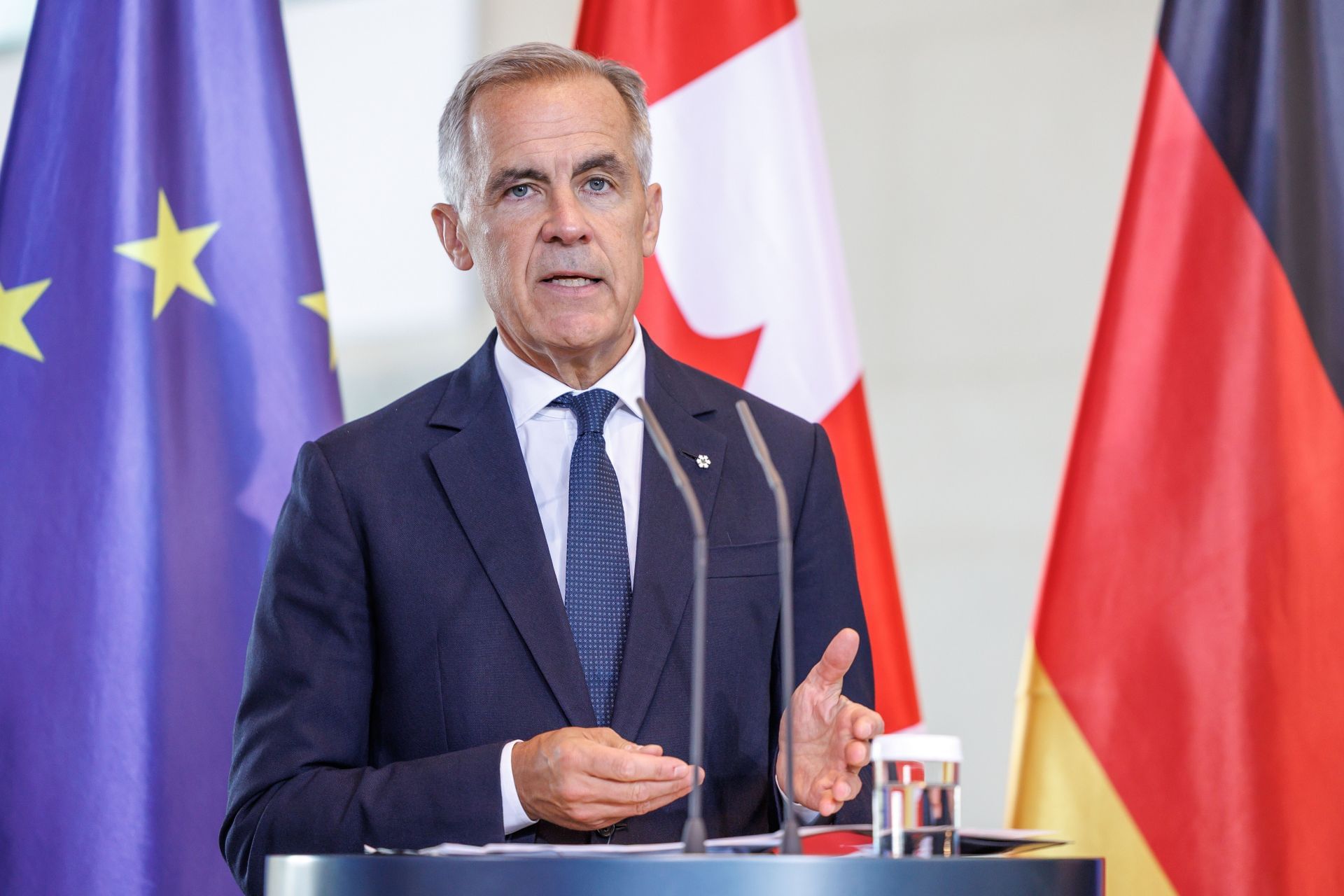 Merz Receives Canadian Prime Minister Carney - Source: Getty
