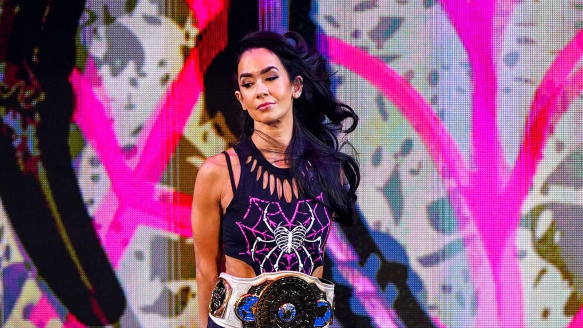 AJ Lee on RAW! [Image credit: WWE.com]