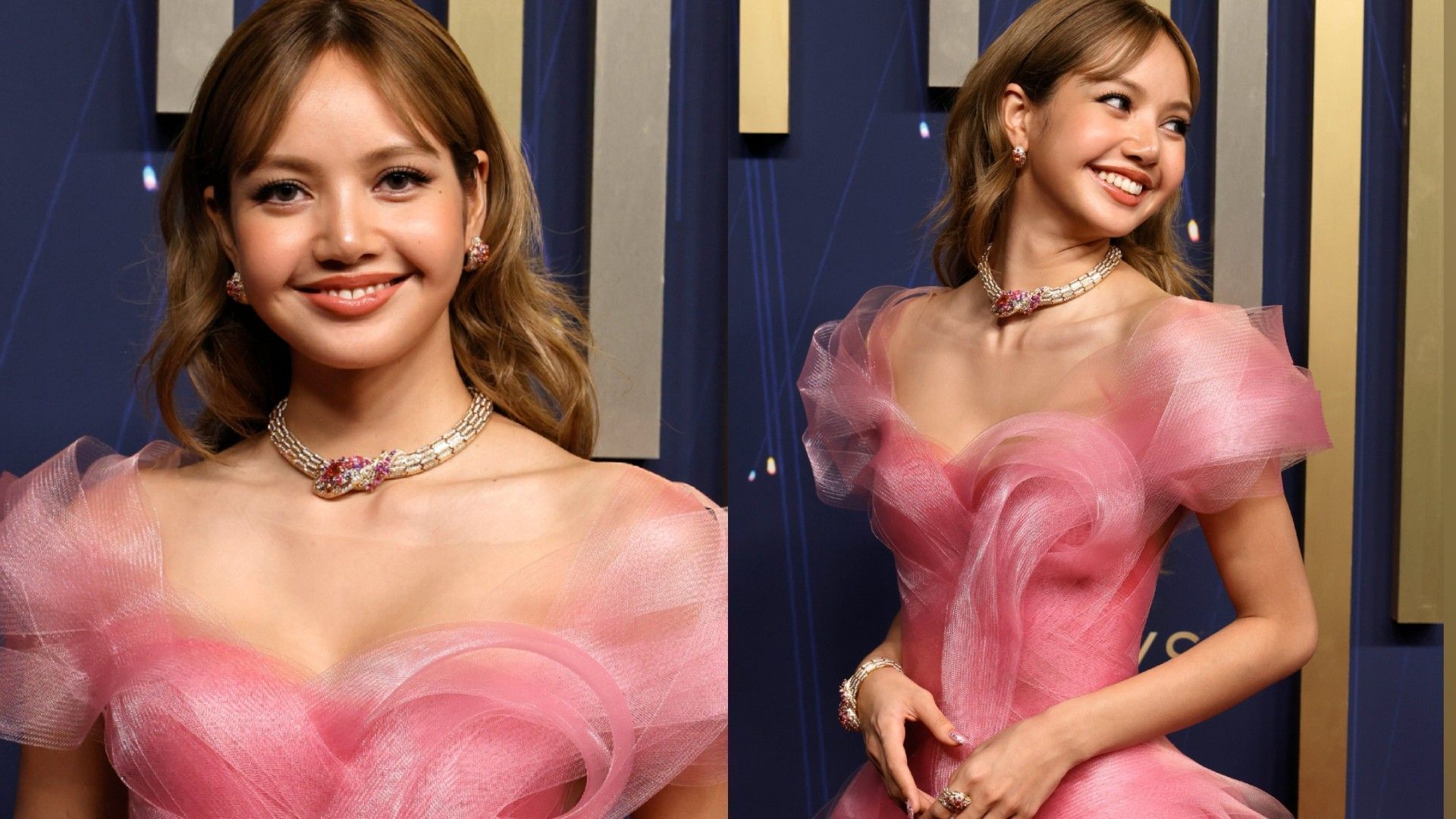 Lisa at the Emmys 2025 (Image via X/@MTV)