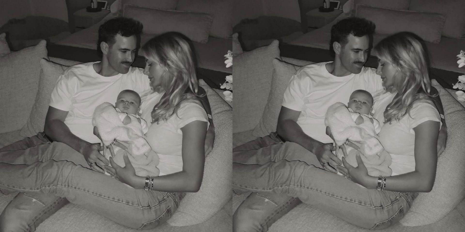 Shane Bieber with his wife Kara.(@karamaxinebieber/Instagram)