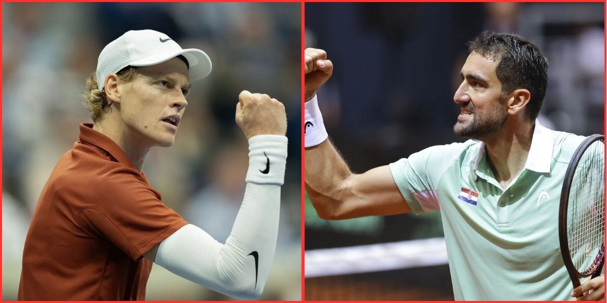 Jannik Sinner to face Marin Cilic for second time on ATP Tour in China Open 1R clash | Image Source: Getty