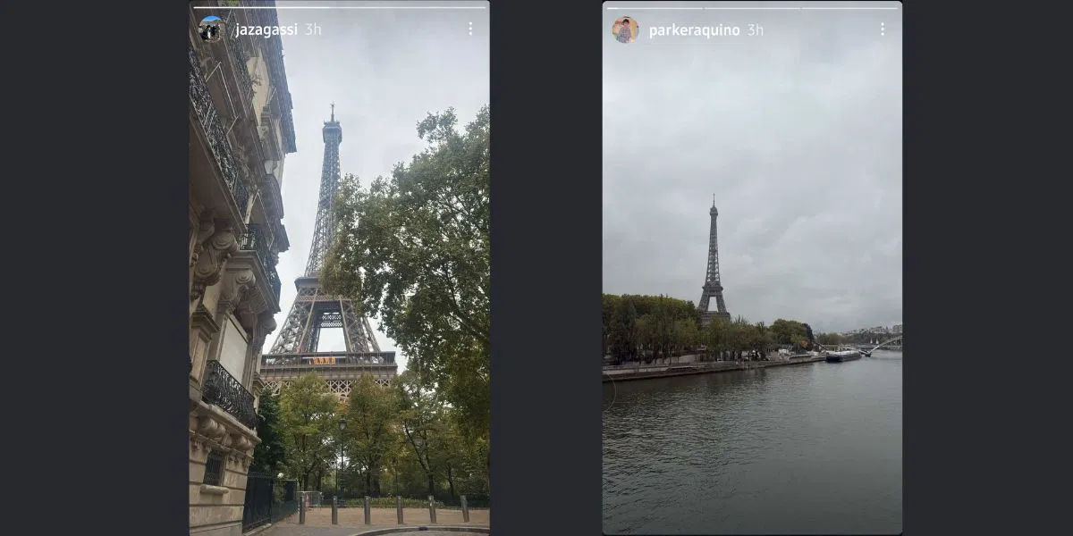 Via Jaz Agassi and Parker Aquino Instagram stories 