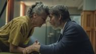Tracey Ullman and Cillian Murphy share an intense moment in Steve (Image via Netflix)