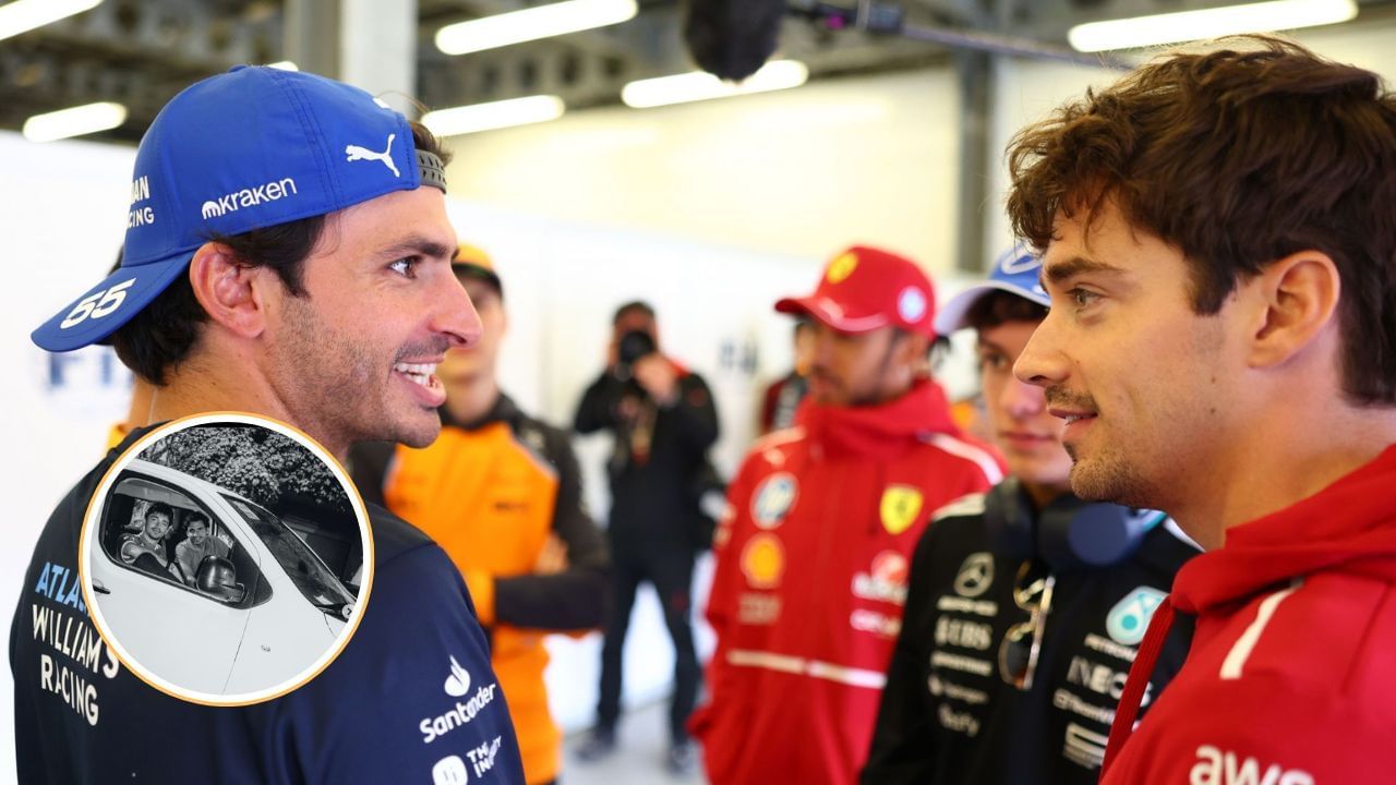 Carlos Sainz shares glimpses from his and Charles Leclerc