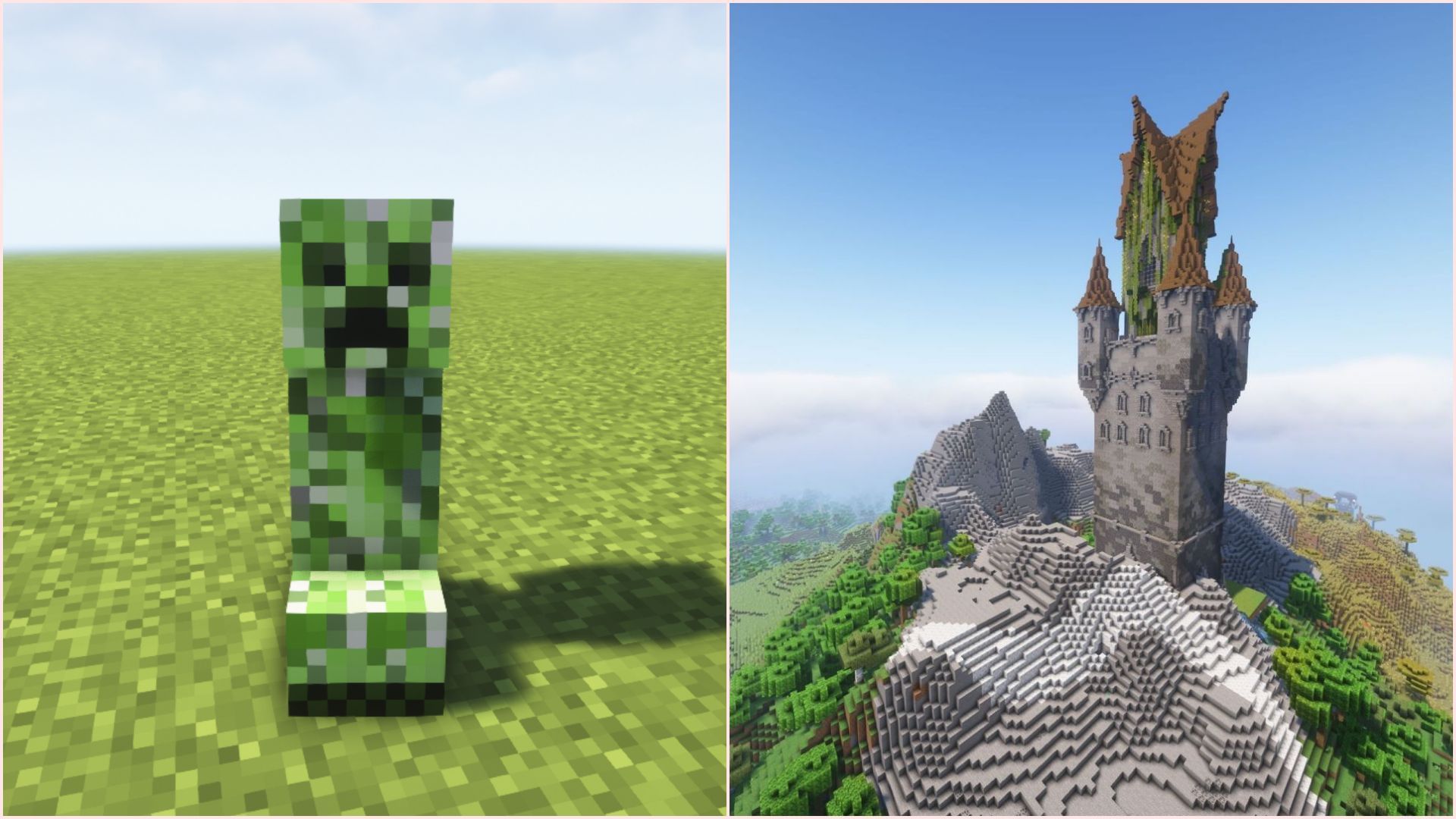 A new in-game feature to prevent mob spawns can massively help players build massive structures (Image via Sportskeeda Gaming || Mojang Studios)