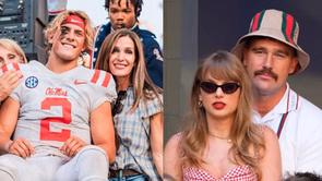 "Better than Taylor Swift": NFL fans react to Jaxson Dart's mom Kara being shown repeatedly on CBS during Giants-Chargers broadcast