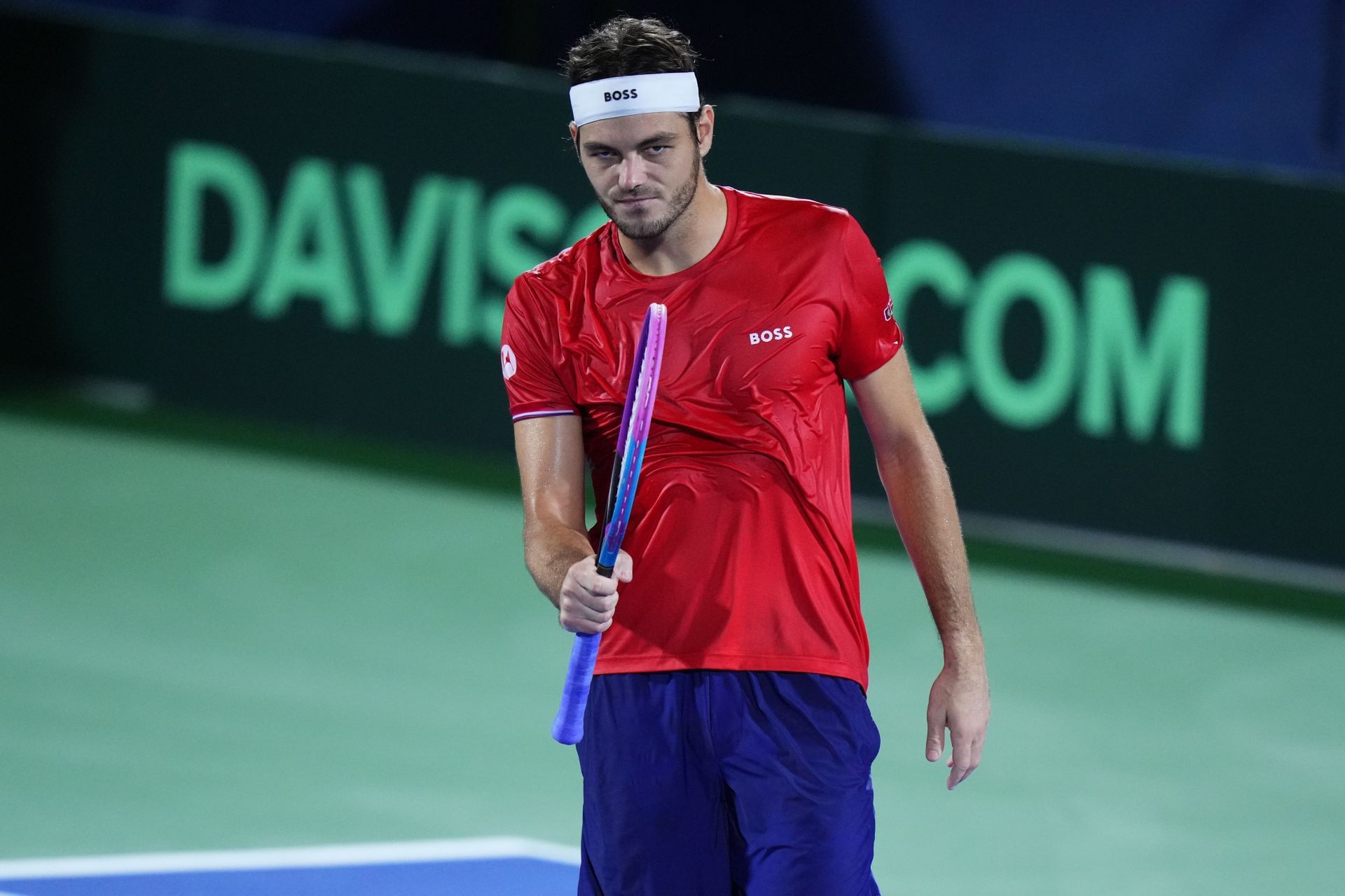 Taylor Fritz at the USA v Czechia - 2025 Davis Cup Qualifiers Second Round: Day 1 - Source: Getty