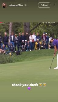 Min Woo Lee ( via Min Woo Lee's Instagram story)