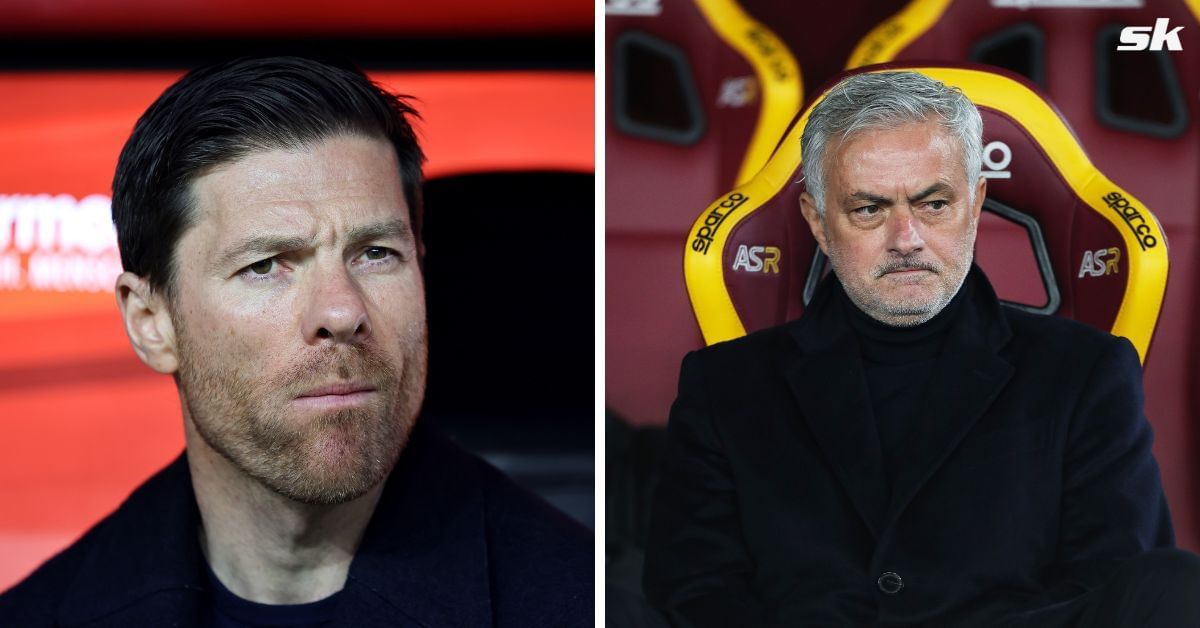 Xabi Alonso (left) &amp; Jose Mourinho (right) - All images from Getty