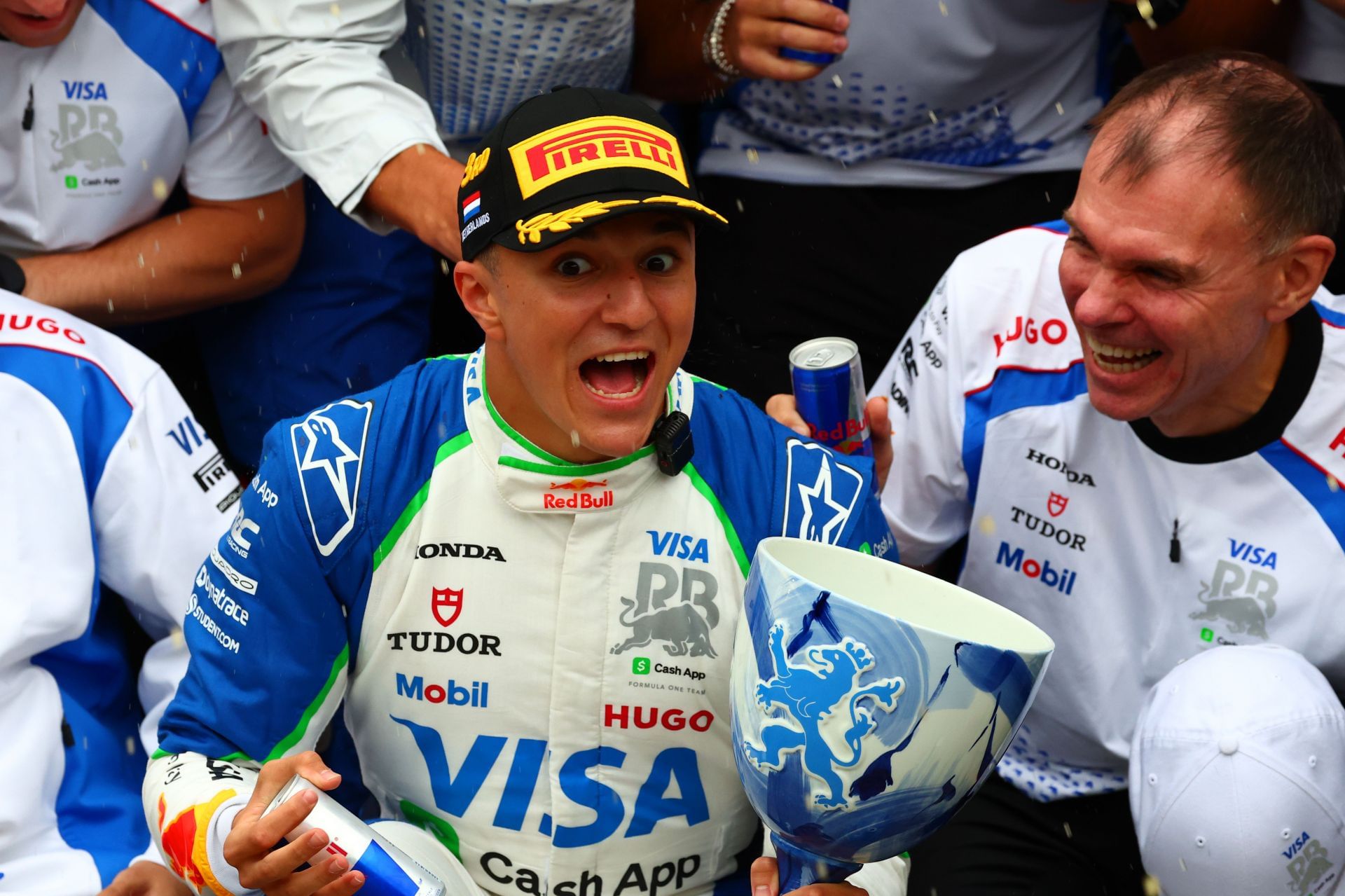 Isack Hadjar after the Dutch Grand Prix - Source: Getty