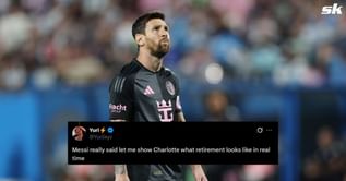 "Time for him to pack it up", "Finished at 38" - Fans call out Lionel Messi for his showing in Inter Miami's 3-0 loss to Charlotte