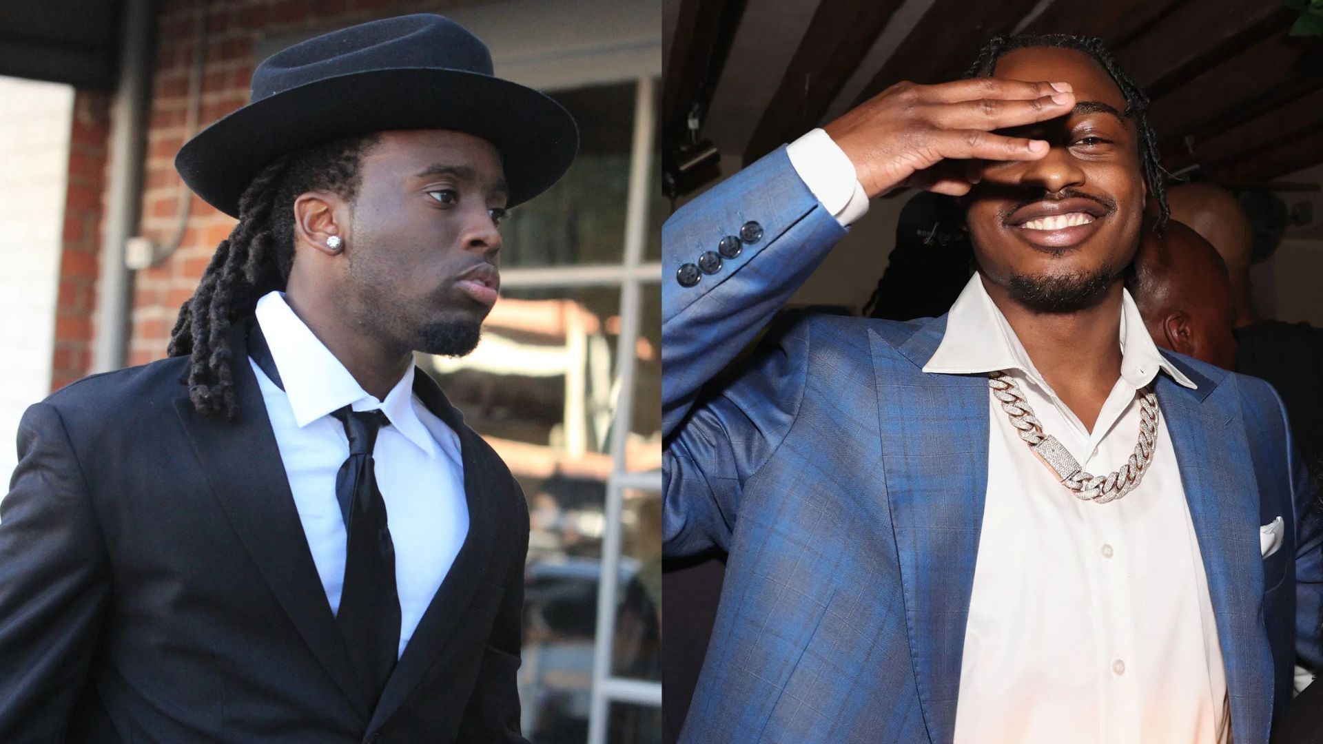 Lil Tjay criticizes Kai Cenat (Images via Getty) 