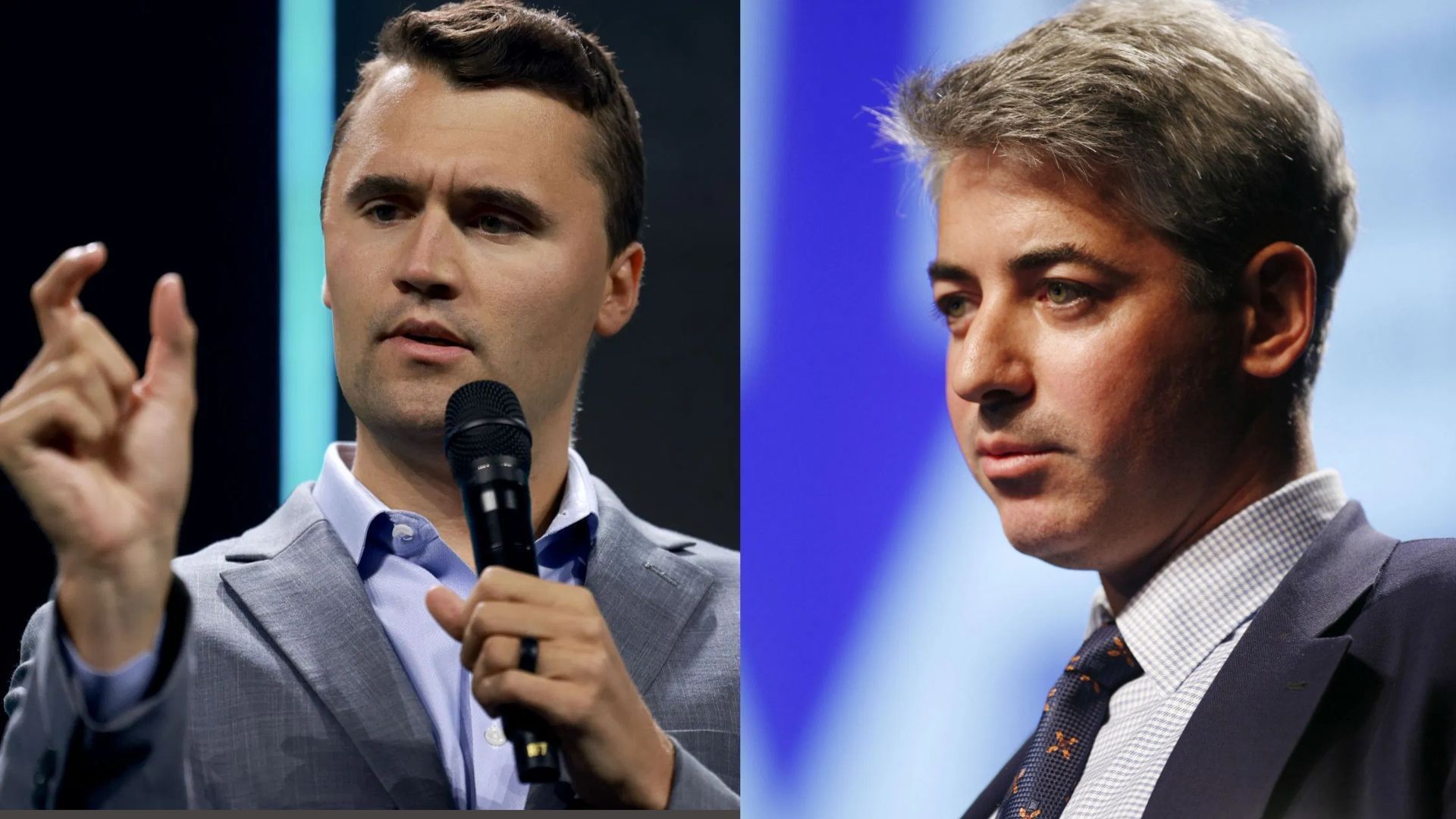 From L to R: Charlie Kirk and Bill Ackman (Image via Getty Images)