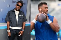 Antonio Brown roasts Russell Wilson with brutal graphic over Giants' abysmal outing vs. Commanders