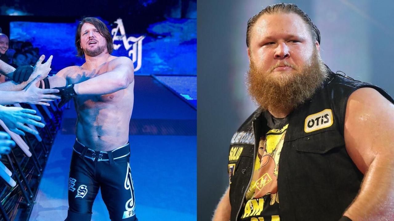 AJ Styles and Otis! (Images from WWE.com)