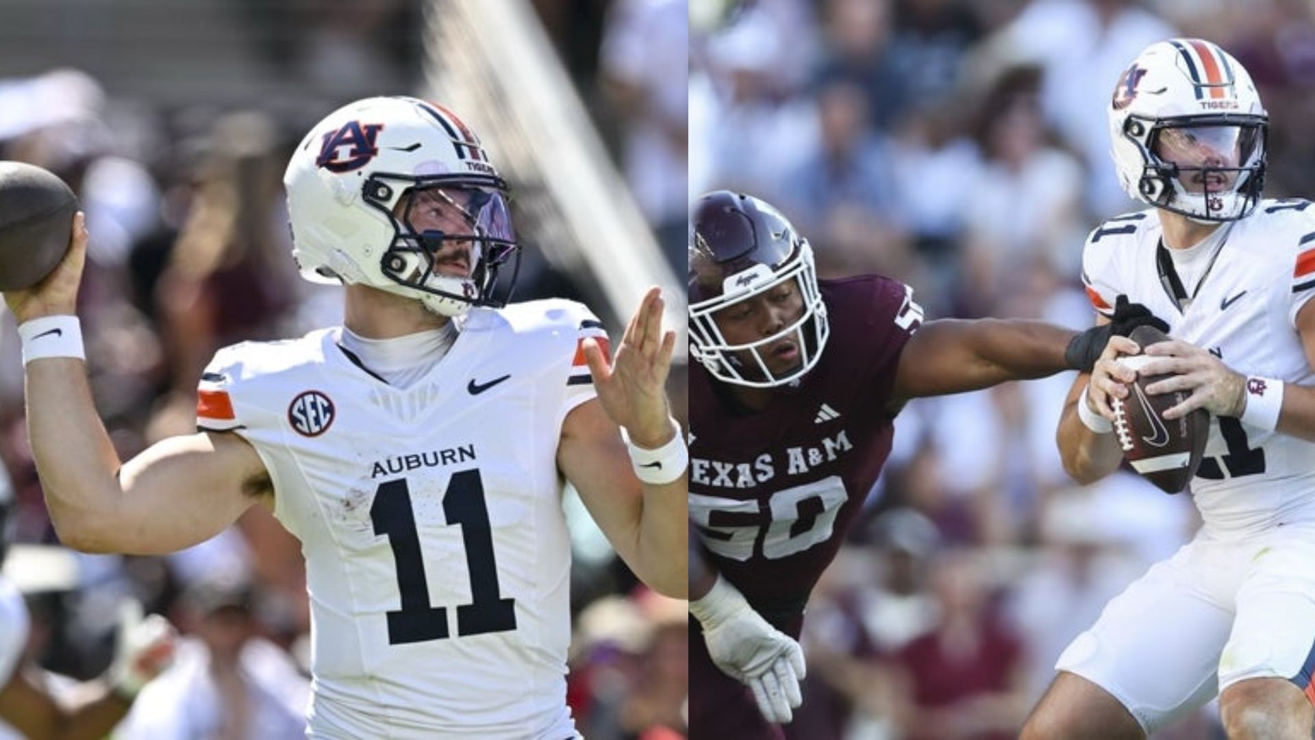 Auburn quarterback Jackson Arnold (Image Source: IMAGN)