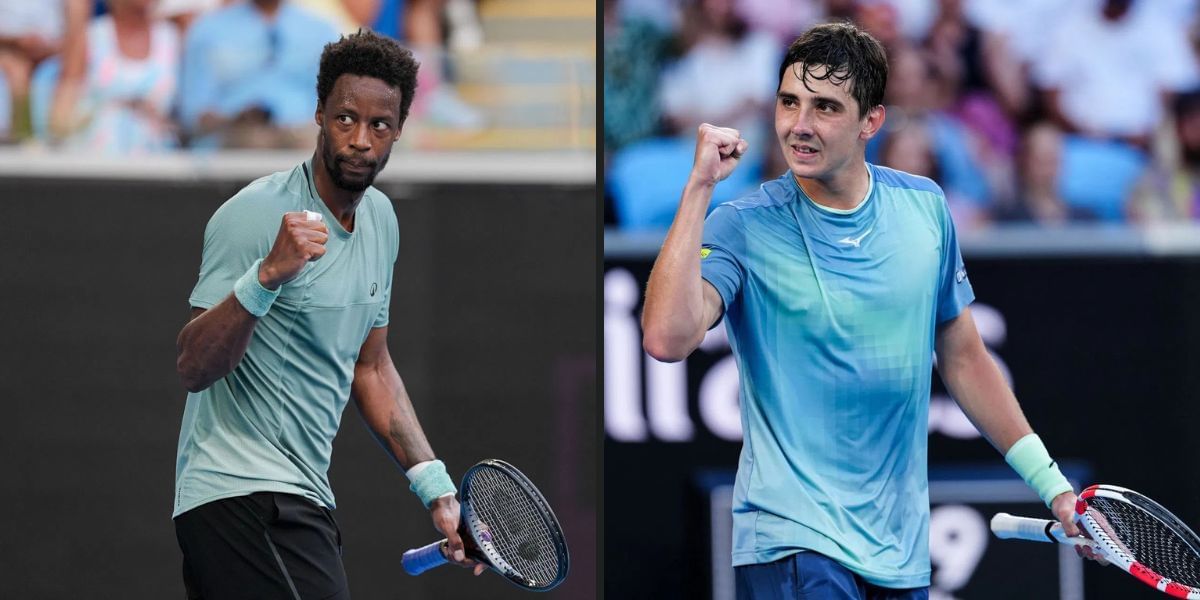Gael Monfils vs Alexander Shevchenko is one of the first-round matches at the Chengdu Open 2025. (Photos: Getty)