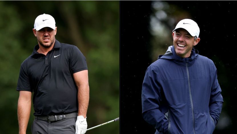 Rory McIlroy and Brooks Koepka