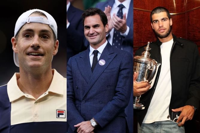 "Roger Federer did not do a good job... Awful" - John Isner teases Swiss legend about his once-blonde look after Carlos Alcaraz's viral new haircut