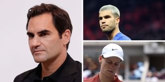 Roger Federer shares bold 'safety net' theory involving Carlos Alcaraz & Jannik Sinner, criticizes tournament directors over surface speeds