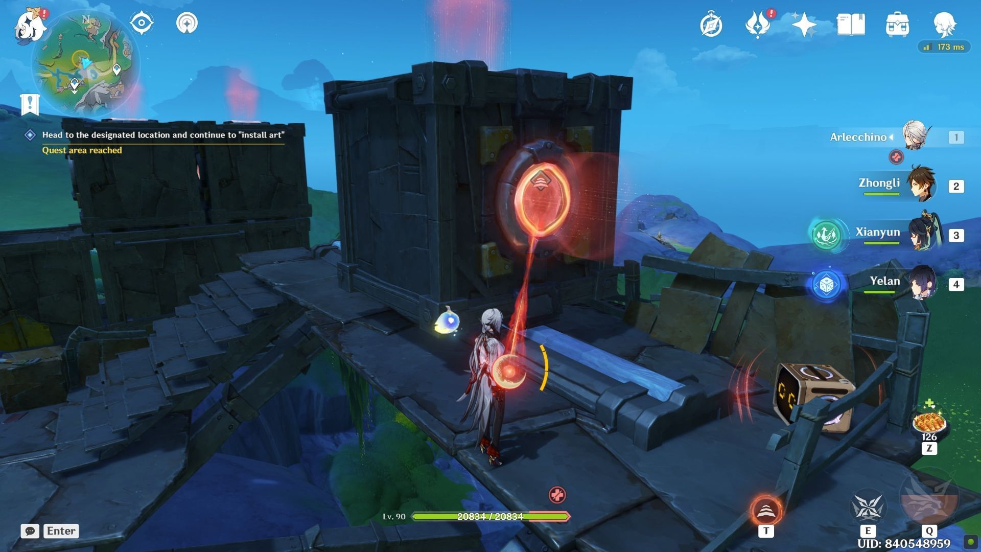 Push the box (Image via HoYoverse)