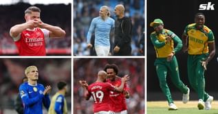 South Africa cricketers Keshav Maharaj, Kagiso Rabada make bold score predictions for Manchester United v Chelsea and Arsenal v Man City