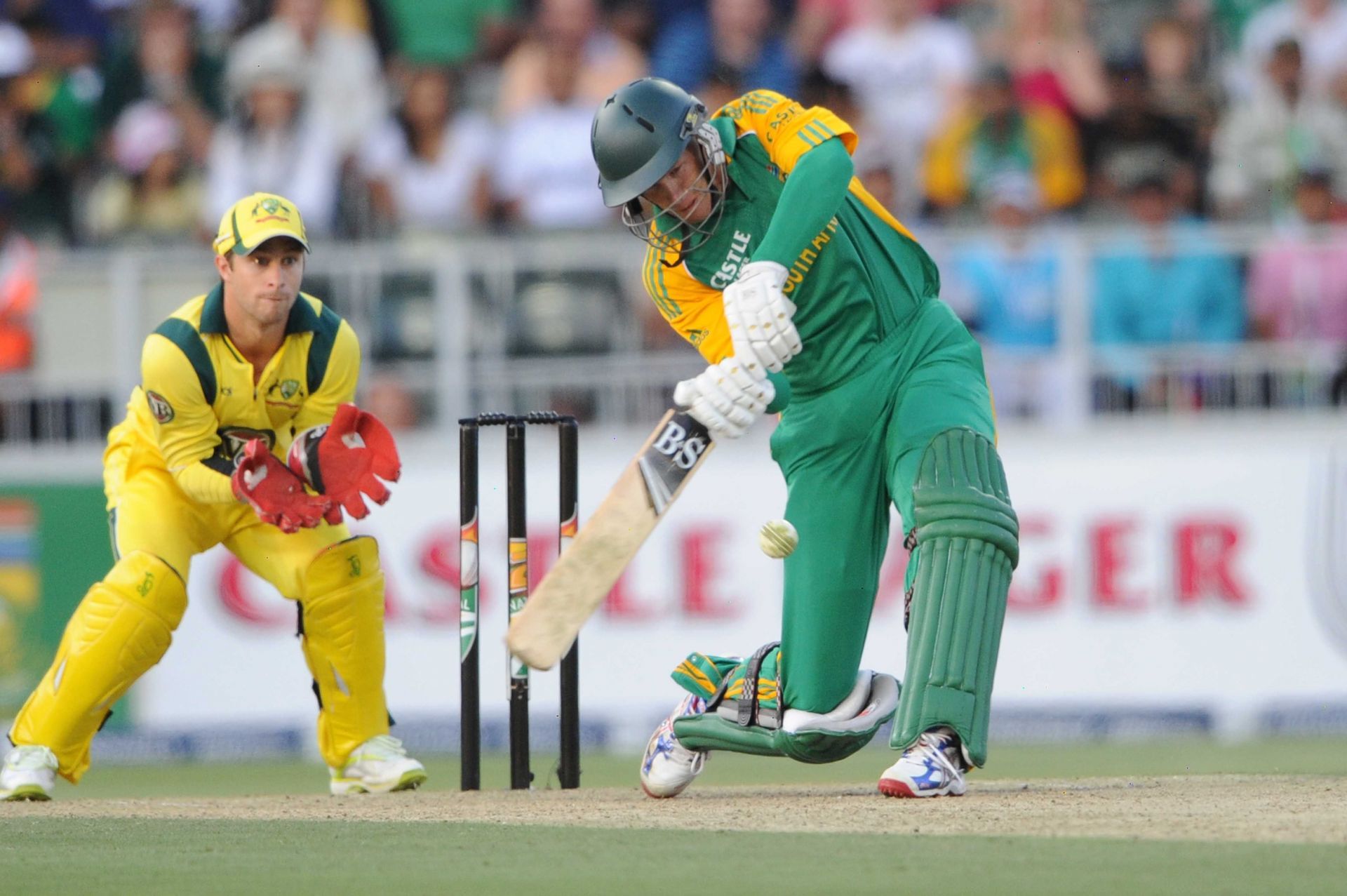 Rusty Theron could strike lusty blows with the bat in the lower order [Credit: Getty]