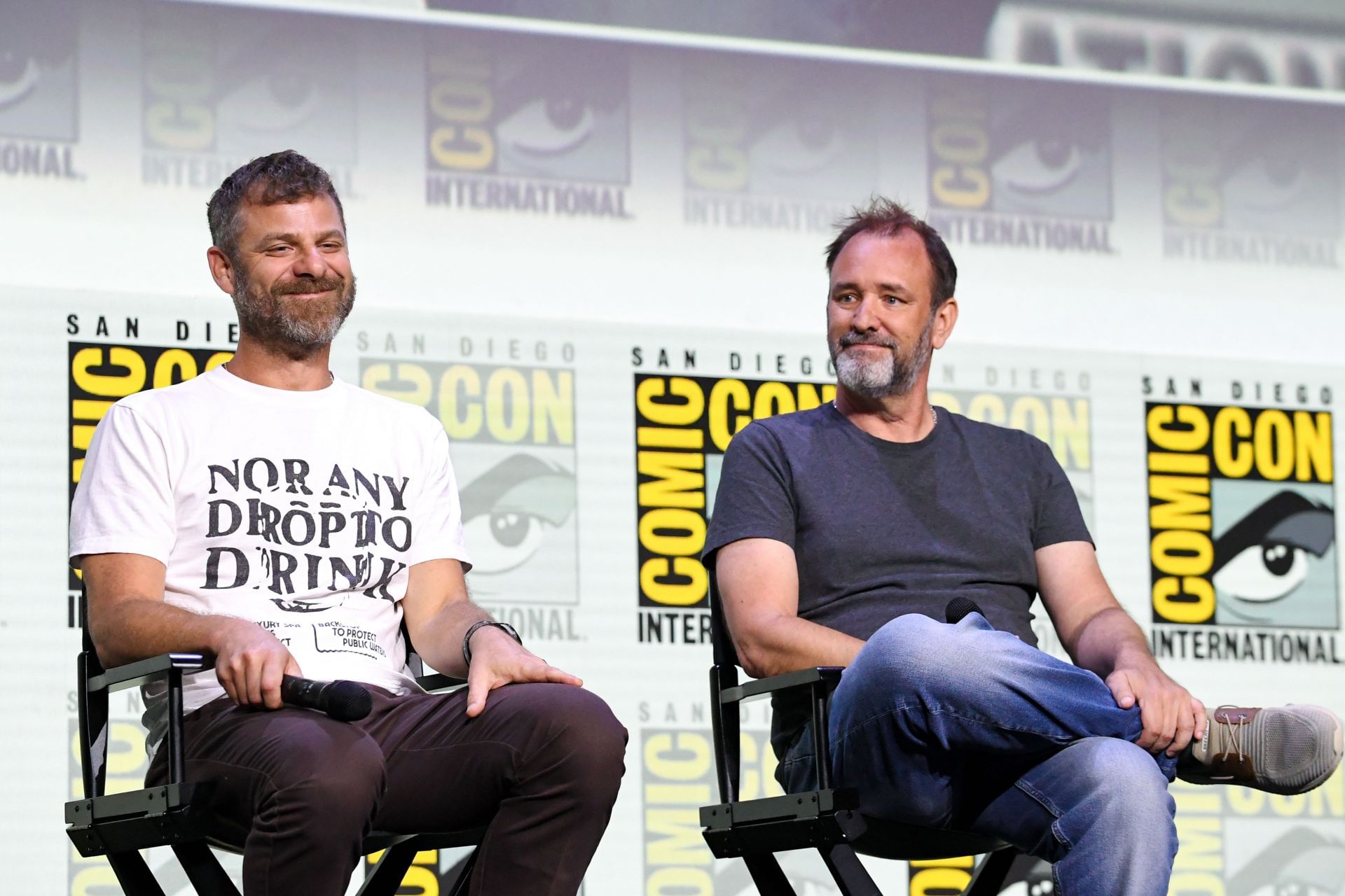 South Park&#039;s creators at Comedy Central Adult Animation: South Park, Beavis &amp; Butt-Head, Digman! Panel At San Diego Comic Con (Image via Getty Images)
