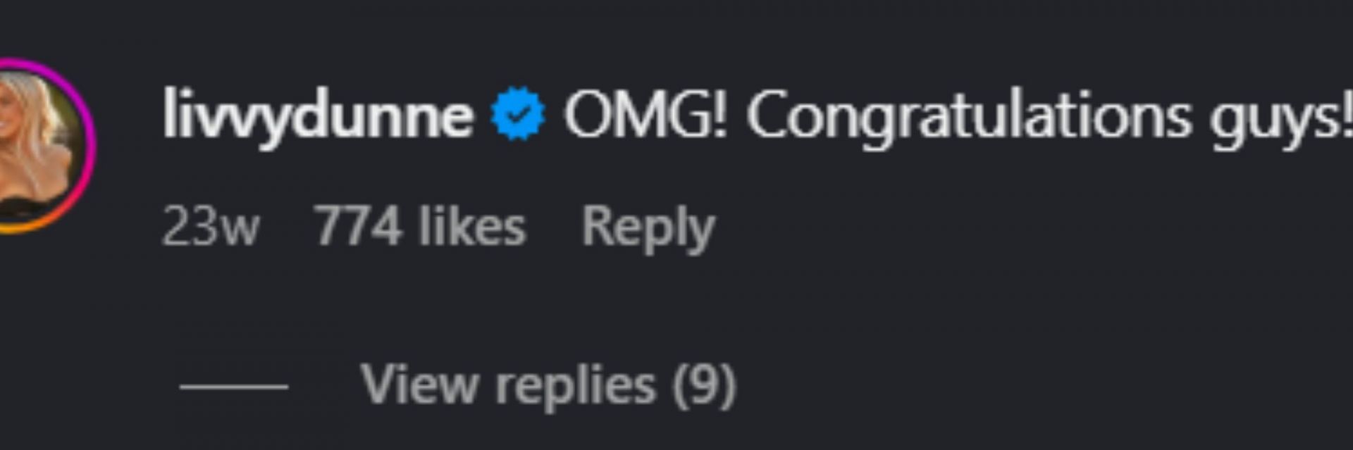 Dunne&#039;s comment [Image Source: Instagram/jakepaul]