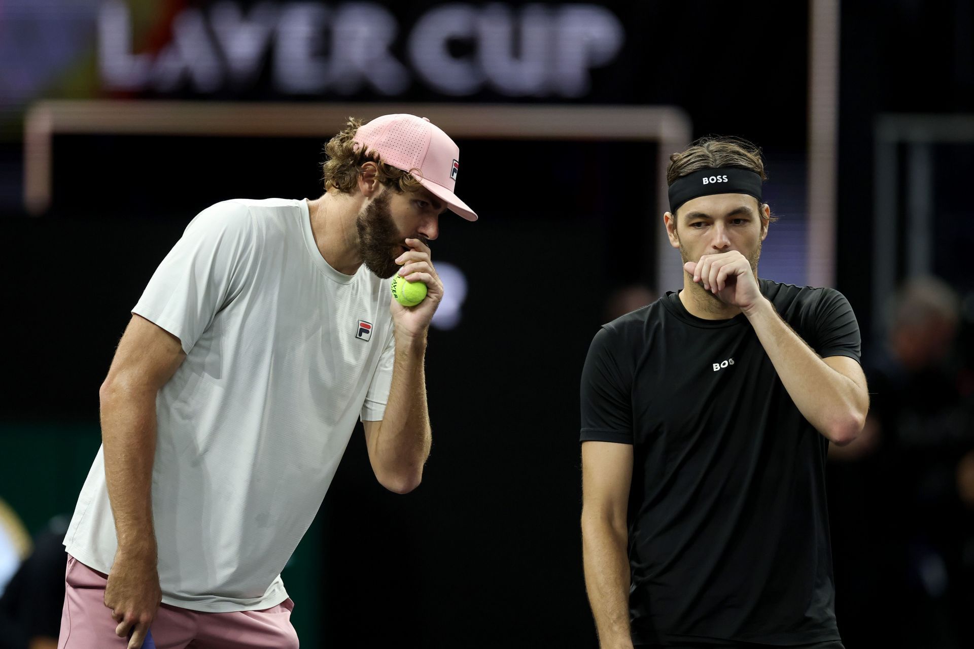 Opelka and Fritz at the Laver Cup 2025 - Previews - Source: Getty