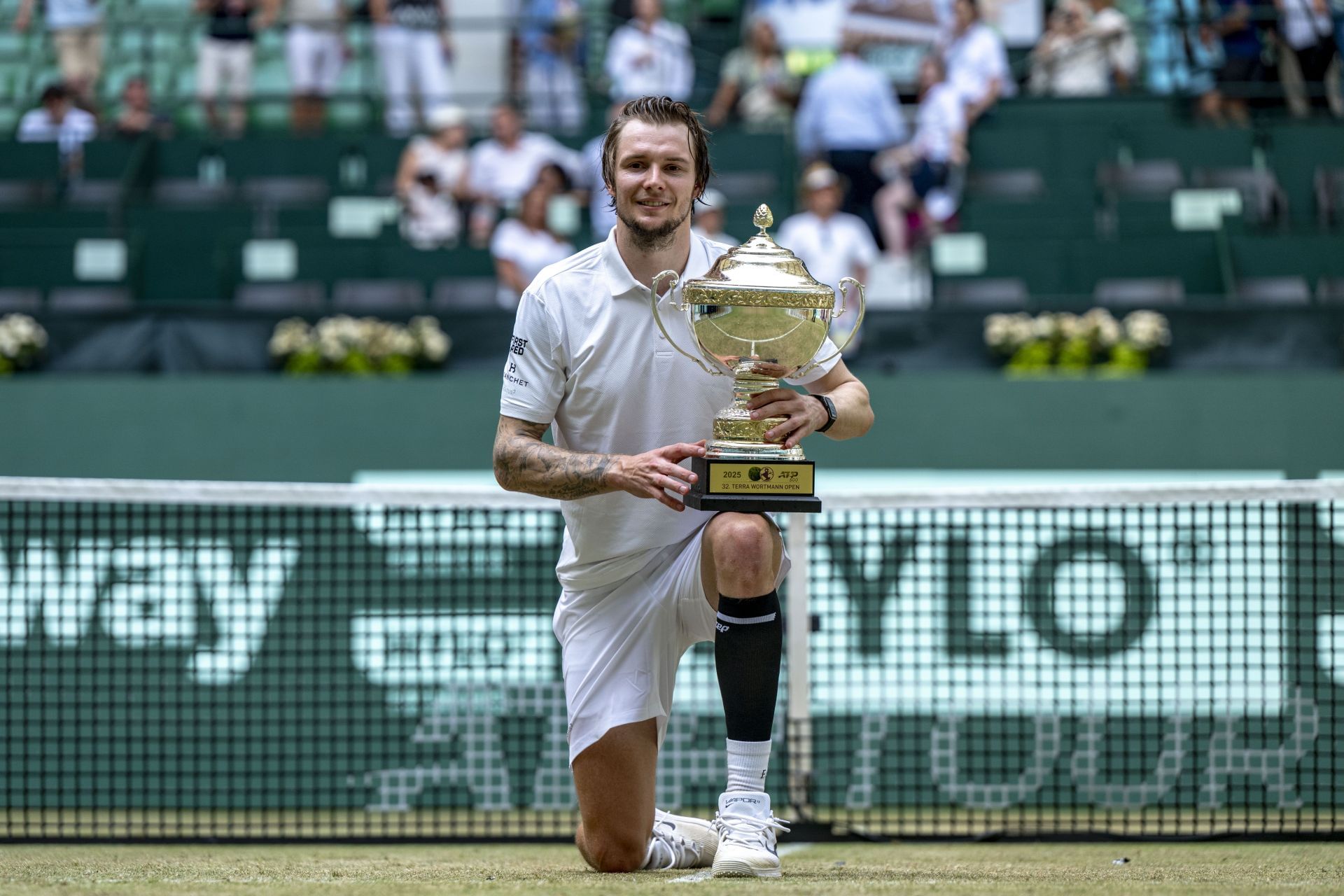 Alexander Bublik at the Halle Open 2025. (Photo: Getty)