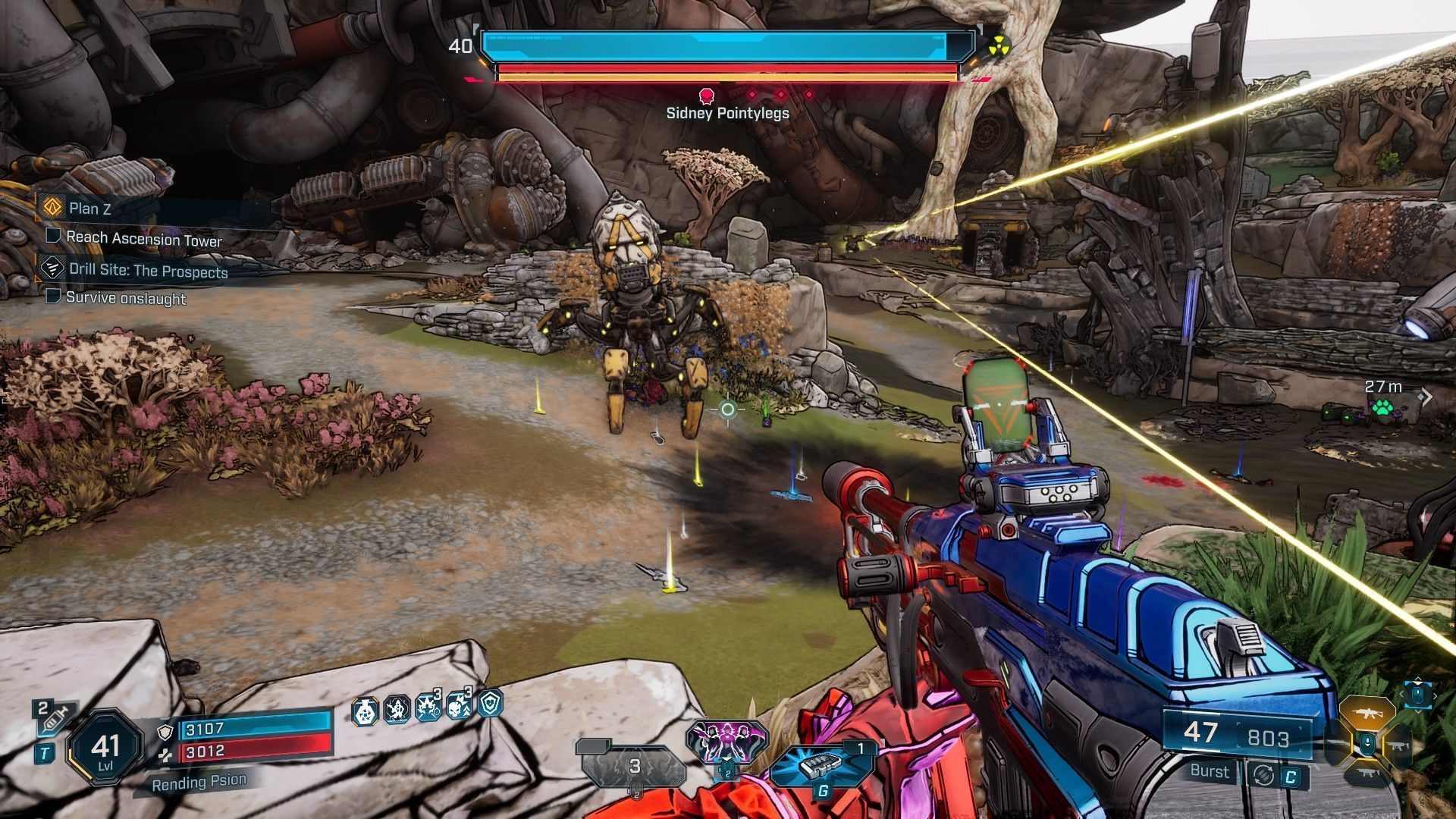 Borderlands 4 Drill site bosses can drop fun legendary loot (Image via 2K)