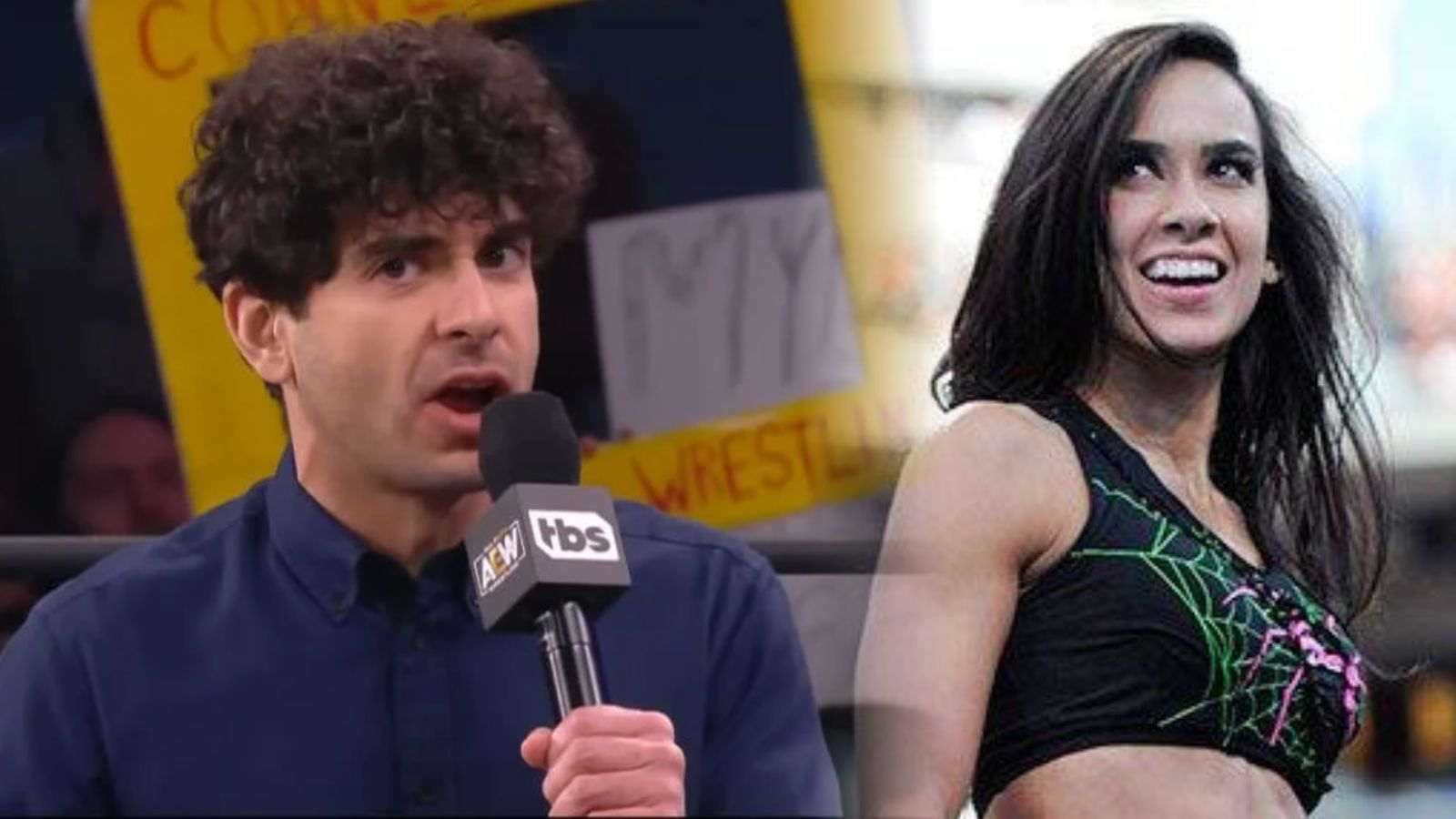 Tony Khan and AJ Lee