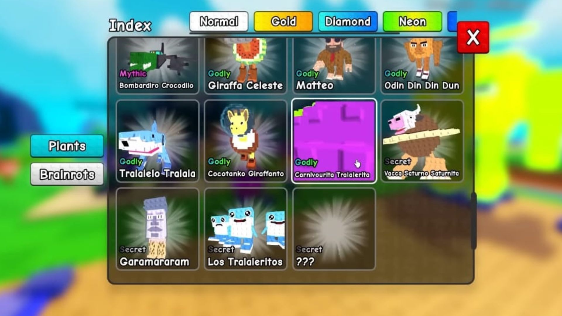 Carnivourita Tralalerita (Image via Roblox)
