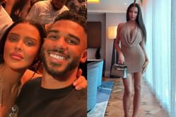 Evander Kane’s fiancée Mara Teigen stuns in halter-neck bodycon dress ahead of NHL preseason [In Pictures]