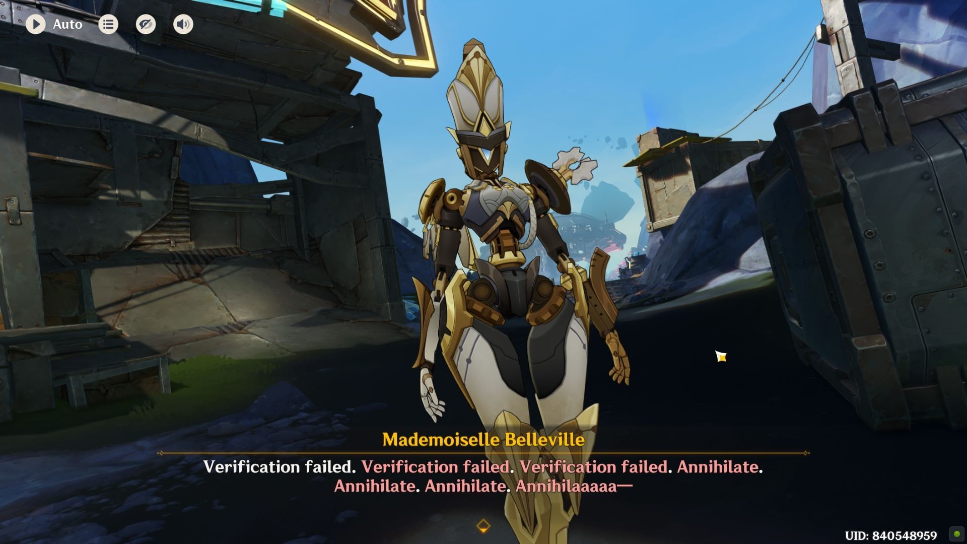 Defeat the Clockwork Meka (Image via HoYoverse)