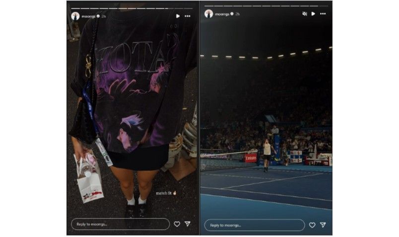 Screenshots of Morgan Riddle&#039;s Instagram stories | Source: IG/moorrgs