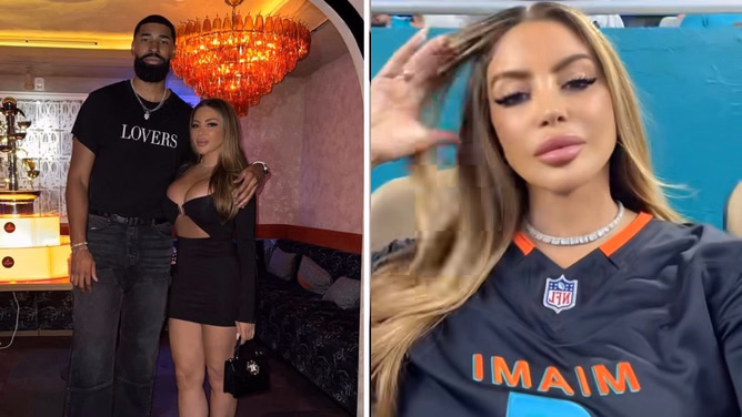 Larsa Pippen rocks Dolphins’ Tua Tagovailoa jersey as she enjoys NFL date night with boyfriend Jeff Cobby